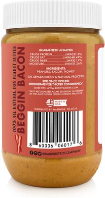 Show full view: Bark Bistro Company Banging Bacon Buddy Budder Dog Lickable Treats, 17-oz jar slide 4 of 6
