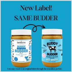 Bark Bistro Company Beef Broth Buddy Budder Dog Treat, 17-oz jar slide 2 of 5
