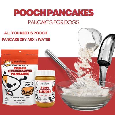 Show full view: Bark Bistro Company Begging Bacon Pooch Pancakes Mix Dog Soft & Chewy Treats, 14-oz pouch slide 6 of 10