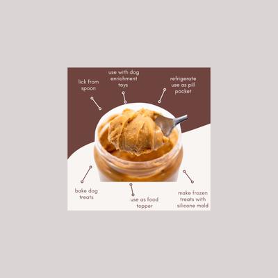 Show full view: Bark Bistro Company Brownie Batter Buddy Budder Dog Treat, 17-oz jar slide 6 of 7