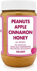 Bark Bistro Company Buddy Budder Awesome Apple Peanut Butter Lickable Dog Treat, 17-oz jar slide 2 of 3