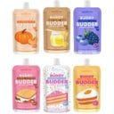 Bark Bistro Company Buddy Budder Peanut Butter 6 Mixed Flavor Squeeze Lickable Dog Treat, 4-oz pouch