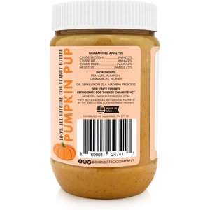 Bark Bistro Company Buddy Budder Pumpkin & Cinnamon Peanut Butter Lickable Dog Treats, 17-oz jar