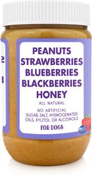 Bark Bistro Company Buddy Budder Superberry Snoot Peanut Butter Lickable Dog Treat, 17-oz jar slide 2 of 7