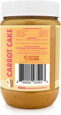 Show full view: Bark Bistro Company Carrot Cake Buddy Budder Dog Treat, 17-oz jar slide 3 of 8