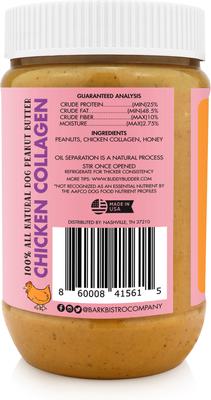Show full view: Bark Bistro Company Chicken Collagen Buddy Budder Dog Treat, 17-oz jar slide 4 of 4