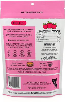 Show full view: Bark Bistro Company Pooch Pancakes Awesome Apple Dog Treat, 14-oz bag slide 3 of 11