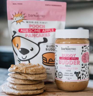 Show full view: Bark Bistro Company Pooch Pancakes Awesome Apple Dog Treat, 14-oz bag slide 6 of 11