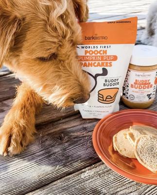 Show full view: Bark Bistro Company Pooch Pancakes Pumpkin Pup Dog Treat, 14-oz bag slide 4 of 11