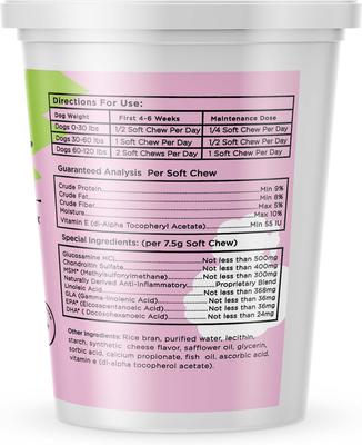 Show full view: Bark Bistro Company Power Chews! Soft Chew Joint Supplement for Dogs, 60 count slide 4 of 9