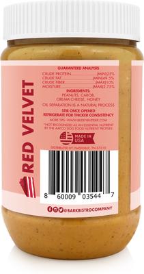 Show full view: Bark Bistro Company Red Velvet Buddy Budder Dog Treat, 17-oz jar slide 3 of 7