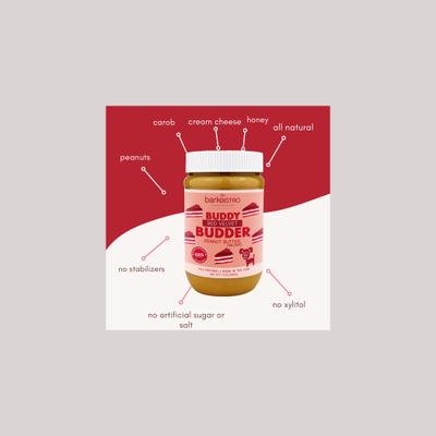 Show full view: Bark Bistro Company Red Velvet Buddy Budder Dog Treat, 17-oz jar slide 5 of 7