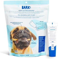 BARK Bright Dental Kit: Large Chicken Flavored Dental Dog Treats + Chicken & Thyme Flavored Dog Dental Gel, 30 count, 2.5-oz gel slide 2 of 7