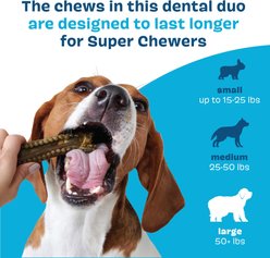 BARK Bright Durable Dental Kit: Large Mint Flavored Dental Dog Treats + Chicken & Thyme Flavored Dog Dental Gel, 30 count, 5-oz gel bundle slide 2 of 7