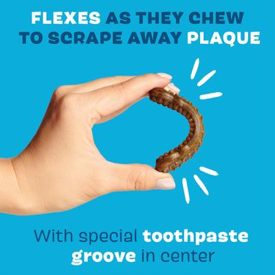 Show full view: BARK Bright Durable Dental Kit: Medium Mint Flavored Dental Dog Treats + Chicken & Thyme Flavored Dog Dental Gel, 15 count, 2.5-oz gel slide 5 of 9