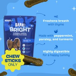 BARK Bright Durable Small Mint Flavored Dental Dog Treats, 15 count slide 2 of 7