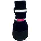 Bark Brite All Weather Reflective Neoprene Dog Boots, 4 count, Black, Large