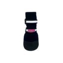 Bark Brite All Weather Reflective Neoprene Dog Boots, 4 count, Black, Large