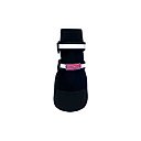 Bark Brite All Weather Reflective Neoprene Dog Boots, 4 count, Black, X-Large