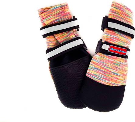 Show full view: Bark Brite All Weather Reflective Neoprene Dog Boots, 4 count, Multicolor, X-Large slide 1 of 4