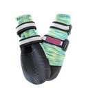 Bark Brite All Weather Reflective Neoprene Dog Boots, 4 count, Turquoise, Medium