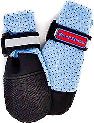 Bark Brite Lightweight Neoprene Paw Protector Dog Boots, Blue, Small