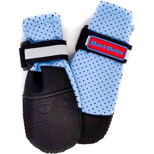 Bark Brite Lightweight Neoprene Paw Protector Dog Boots, Blue, Small