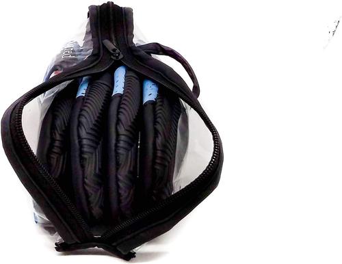 Show full view: Bark Brite Lightweight Neoprene Paw Protector Dog Boots, Blue, Small slide 5 of 8