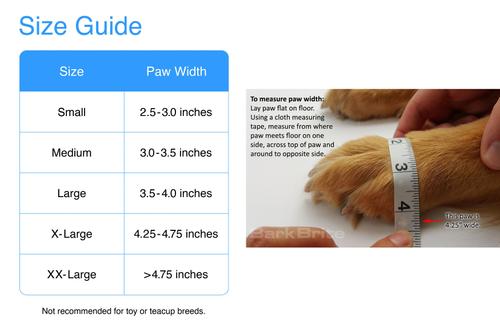 Show full view: Bark Brite Lightweight Neoprene Paw Protector Dog Boots, Blue, X-Large slide 2 of 7