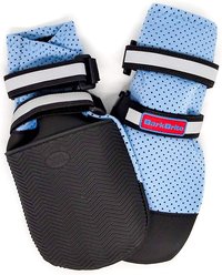 Bark Brite Lightweight Neoprene Paw Protector Dog Boots, 4 count, Blue, XX-Large