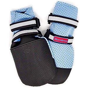 Bark Brite Lightweight Neoprene Paw Protector Dog Boots, Blue, XX-Large