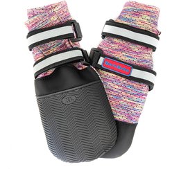 Bark Brite Lightweight Neoprene Paw Protector Dog Boots, 4 count, Lavender, X-Large