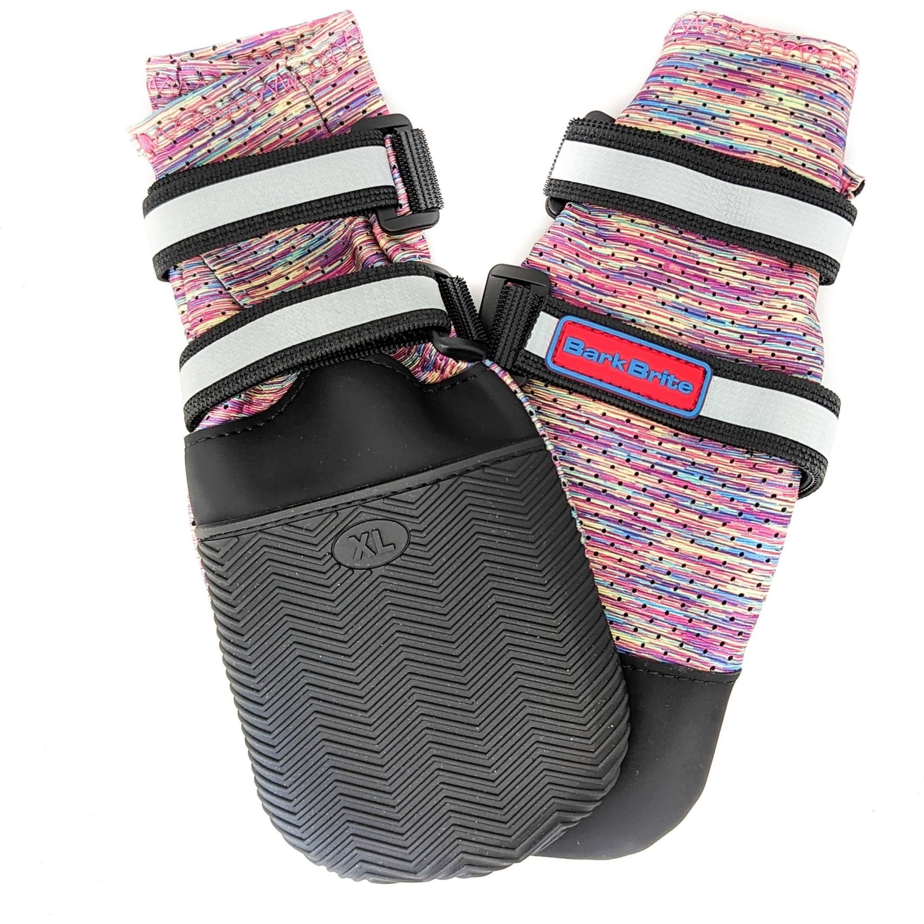 Bark Brite Lightweight Neoprene Paw Protector Dog Boots, 4 count, Lavender, X-Large