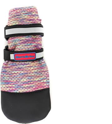 Show full view: Bark Brite Lightweight Neoprene Paw Protector Dog Boots, Lavender, X-Large slide 3 of 4