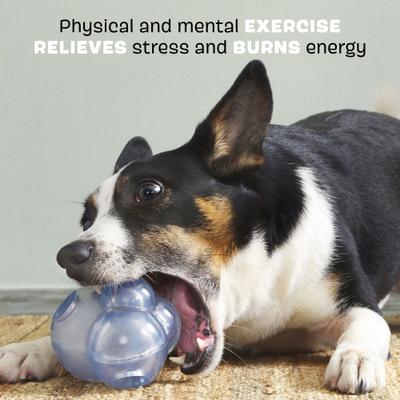 Show full view: BARK Bubbler Tough Treat Dispensing Dog Chew Toy, Medium slide 3 of 8