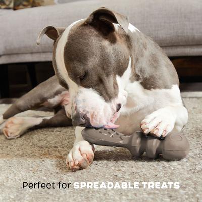 Show full view: BARK Buck Wild Interactive Tough Dog Toy, Grey, Large slide 4 of 8