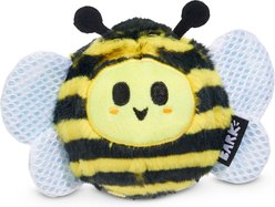 BARK Buzzy Body Hard Core Tough Dog Chew Toy, Yellow, Medium