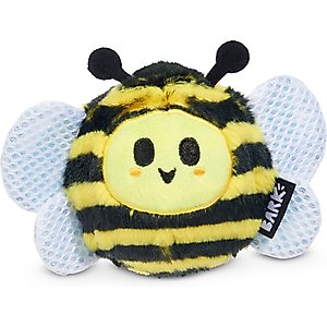 BARK Buzzy Body Hard Core Tough Dog Chew Toy, Yellow, Medium