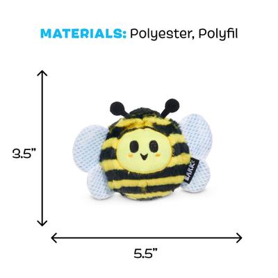 Show full view: BARK Buzzy Body Hard Core Tough Dog Chew Toy, Yellow, Medium slide 4 of 8