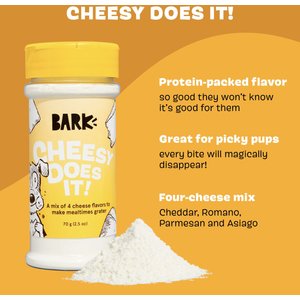 BARK Cheesy Does It! High Protein Limited Ingredient Dry Dog Food Topper, 4.6-oz bottle