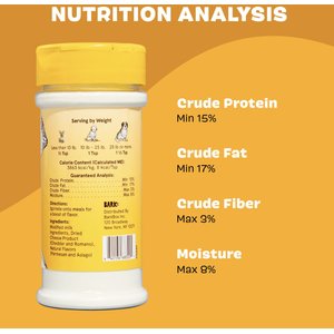 BARK Cheesy Does It! High Protein Limited Ingredient Dry Dog Food Topper, 4.6-oz bottle