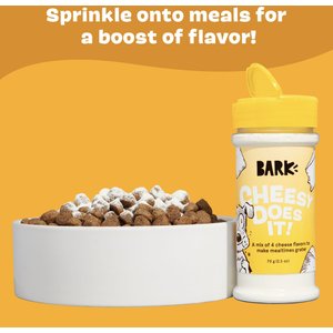 BARK Cheesy Does It! High Protein Limited Ingredient Dry Dog Food Topper, 4.6-oz bottle
