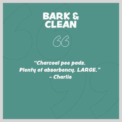 Show full view: Bark & Clean Premium Activated Charcoal Traveller's Dog Potty Pad, 10 count, 36x36 slide 9 of 10
