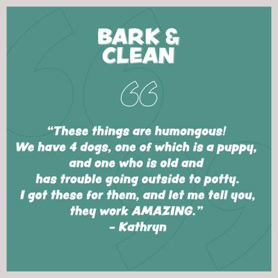 Show full view: Bark & Clean Premium Activated Charcoal Traveller's Dog Potty Pad, 10 count, 36x36 slide 10 of 10