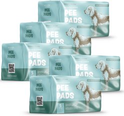 Bark & Clean Premium Activated Charcoal Traveller's Dog Potty Pad, 25 count, 23x23-in