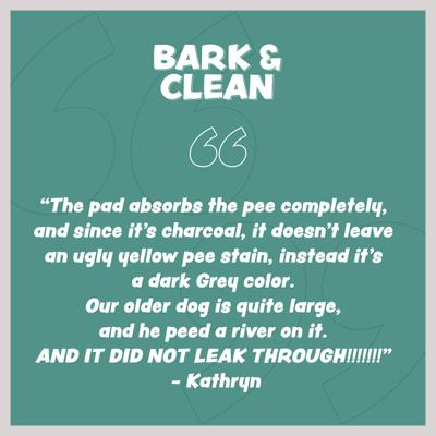 Show full view: Bark & Clean Premium Activated Charcoal Traveller's Dog Potty Pad, 5 count, 23x23-in slide 4 of 8