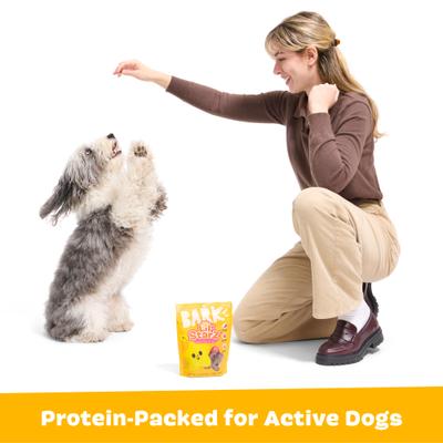Show full view: BARK Clucky Lil' Starz Chicken Recipe Soft & Chewy Dog Training Treats, 6-oz bag, case of 3 slide 6 of 9