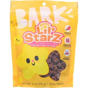 BARK Clucky Lil' Starz Chicken Recipe Soft & Chewy Dog Training Treats, 6-oz bag