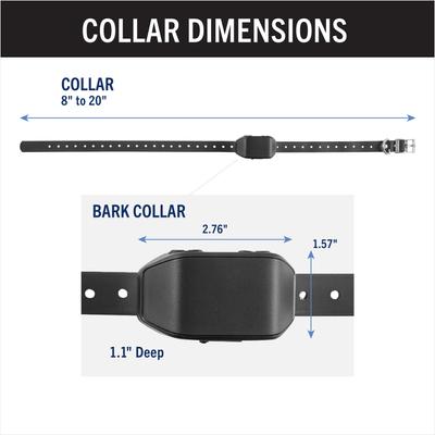 Show full view: Bark Collar, Rechargeable Sleek Design, TPU slide 4 of 8