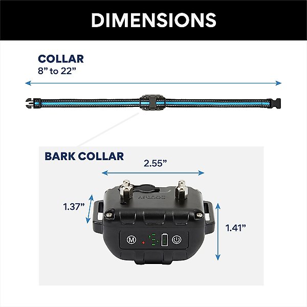 Show full view: Bark Collar, Waterproof & Rechargeable, 1 Collar slide 7 of 10